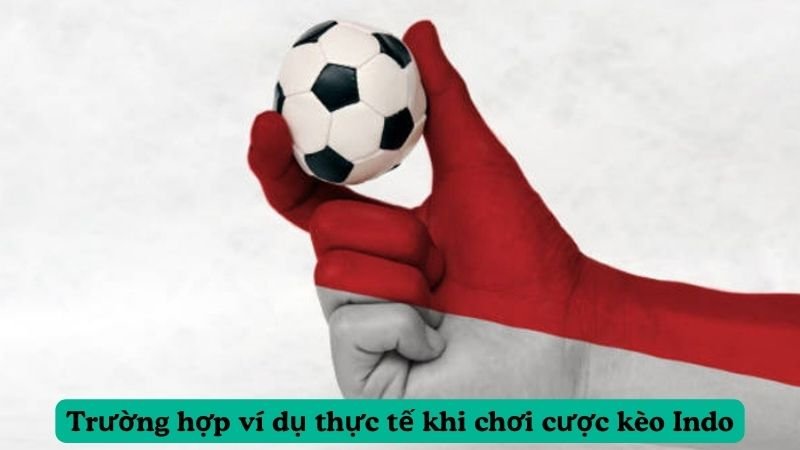 Trường hợp ví dụ thực tế khi chơi cược kèo Indo